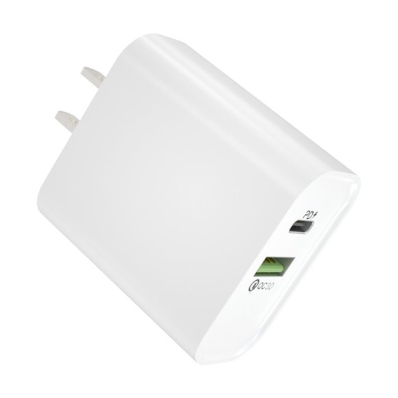 18W Fast Charging USB-C Wall Adapter (Two-port) - Picture 2 of 5